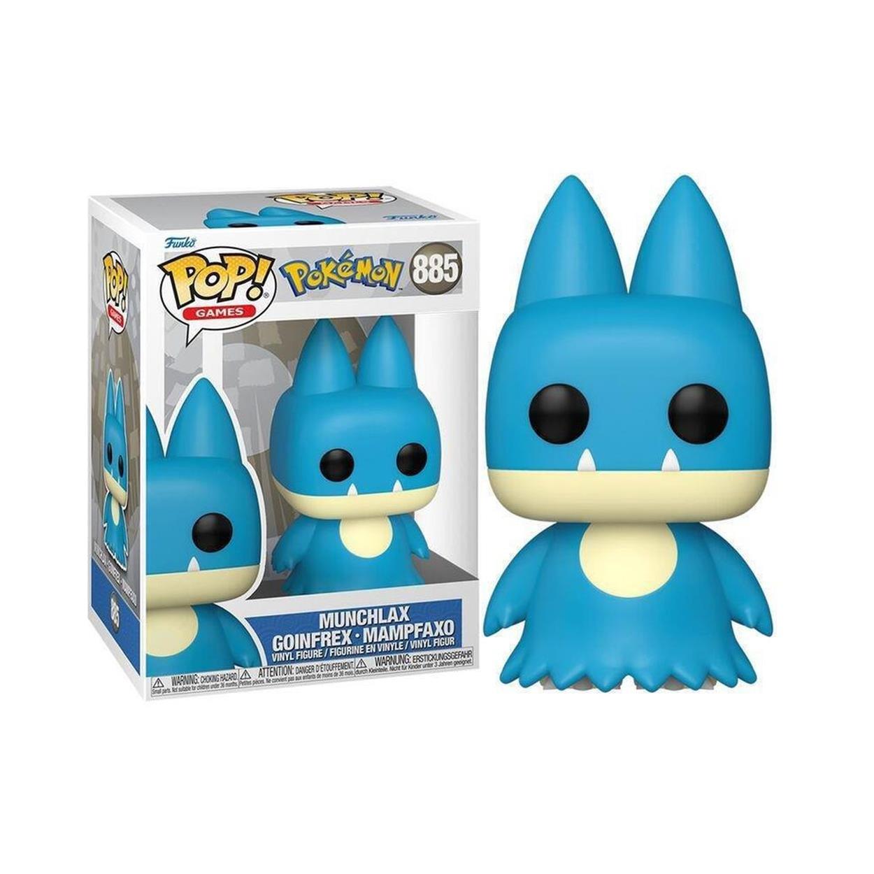 Funko Pop! Pokémon - Munchlax Goinfrex Mampfaxo #885 Vinyl Figur