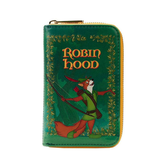 Loungefly Disney: Klassisk Bok - Robin Hood Zip Around Plånbok