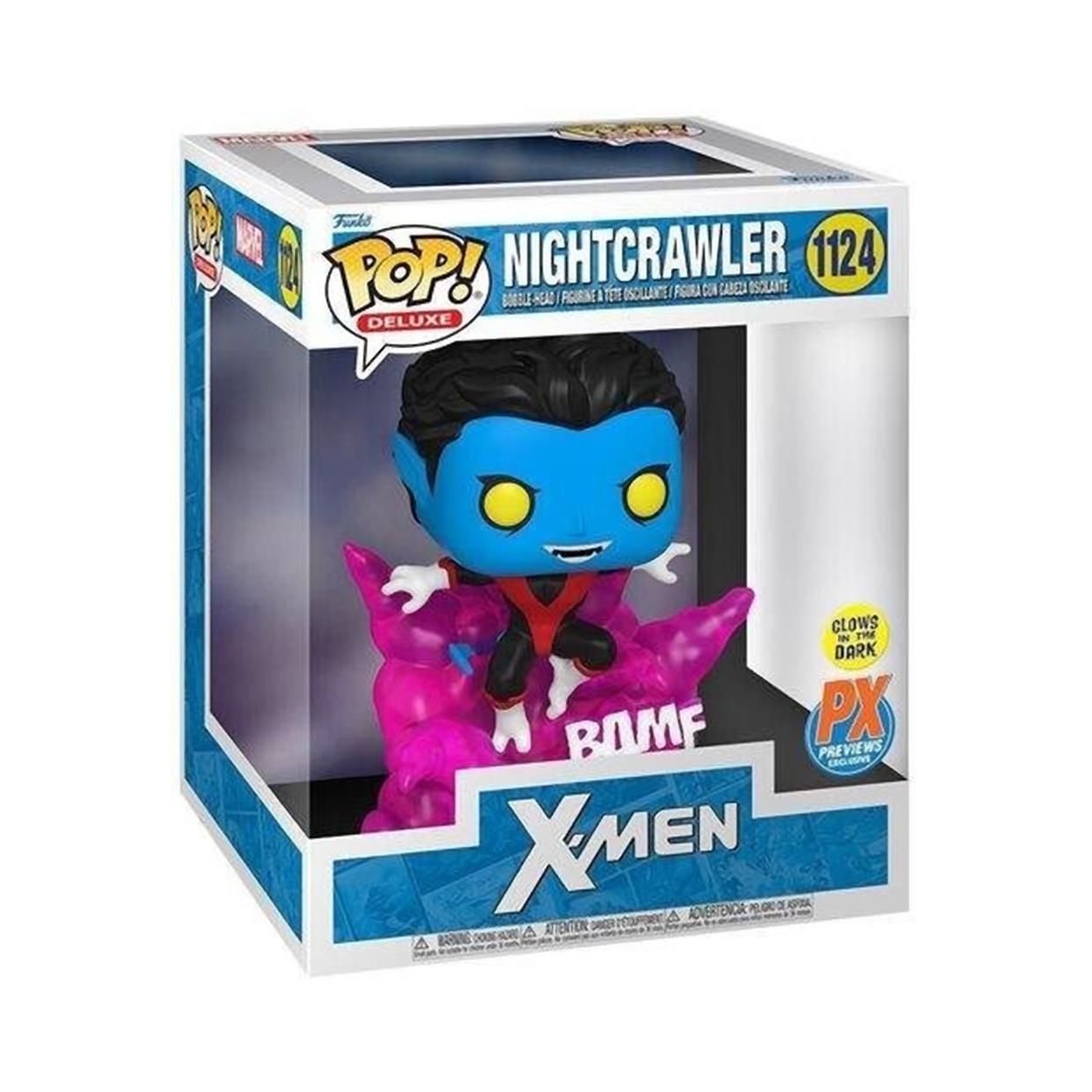 Funko Pop! Deluxe: X-Men - Nightcrawler (Teleporting) (Glows in the Dark)