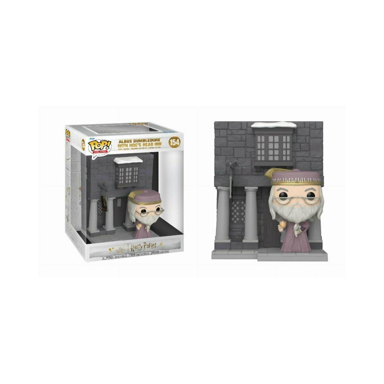 Funko Pop! Deluxe: Harry Potter 20-årsjubileum Albus Dumbledore Figur med Hog's Head Inn #154