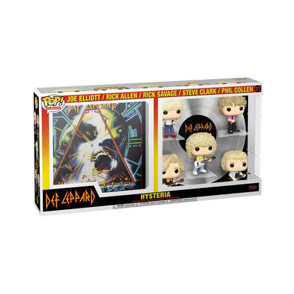 Funko Pop! Deluxe Albums: Def Leppard - Joe Elliott, Rick Allen, Rick Savage, Steve Clark och Phil Collen (Hysteria Tour 1987) (Special Edition) #37 Vinyl Figur