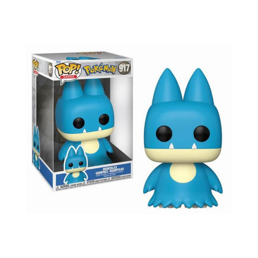 Funko Pop! Jumbo Games: Pokemon - Munchlax #917 Vinyl Figur (10 Tum)