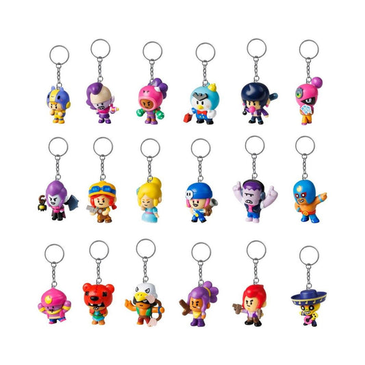 P.M.I. Brawl Stars Figural Nyckelring - 1 Pack (S1) (Slumptal)