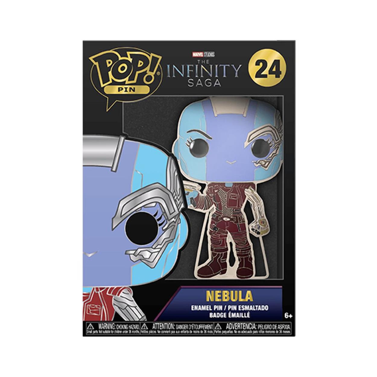 Funko Pop! Pin: Marvel The Infinity Saga - Nebula #24 Stort Emaljpins