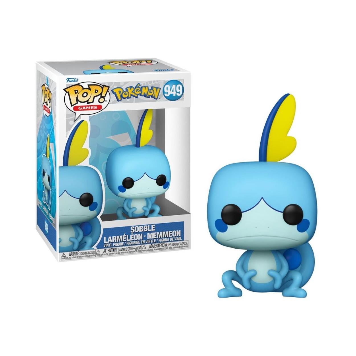 Funko Pop! Pokémon - Sobble Larmeleon Memmeleon #949 Vinylfigur