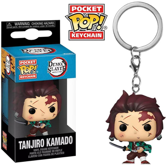 Funko Pocket Pop! Demon Slayer S2 - Tanjiro Kamado (Bloody) Nyckelring