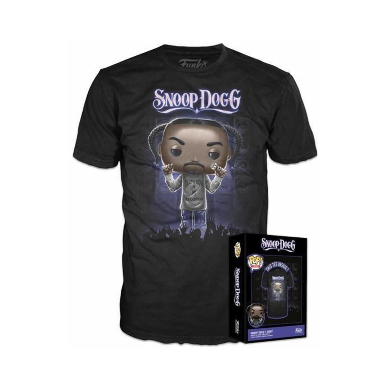 Snoop Doggy Dogg T-Shirt i Boxad Design (L)