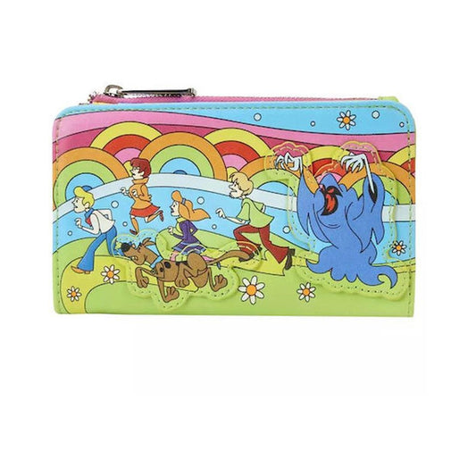 Loungefly Scooby Doo - Psychedelic Monster Chase Gitd Flap Wallet