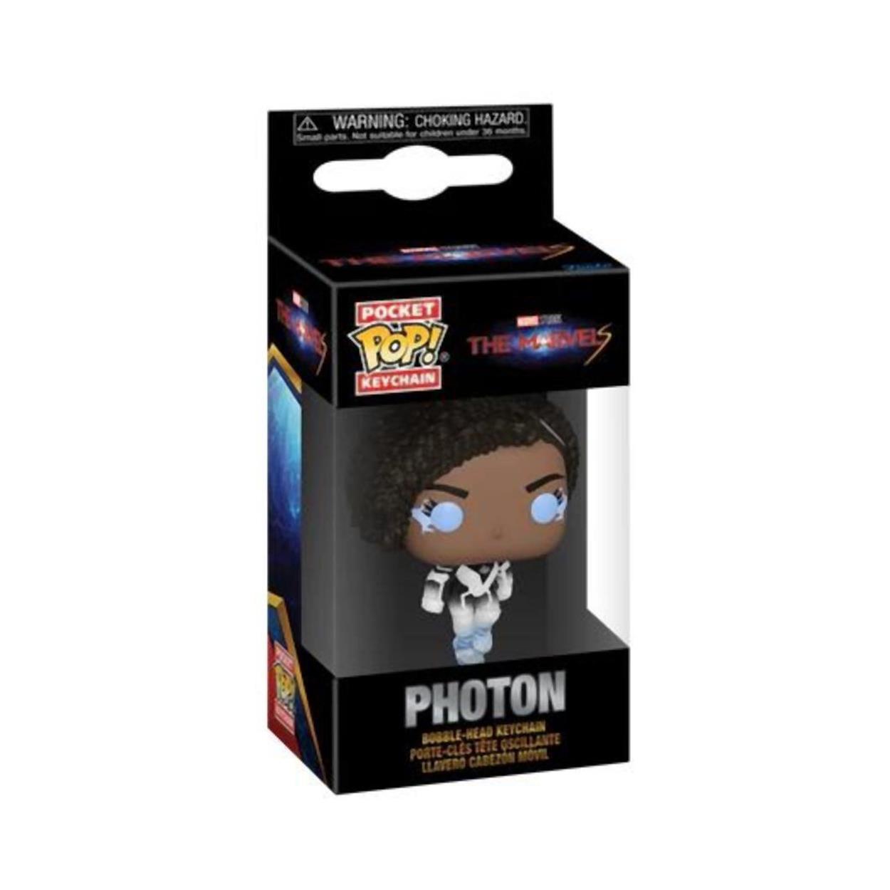 Funko Pocket Pop! The Marvels - Photon Bobble-Head Nyckelring