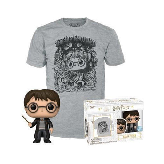 Funko Pop! Harry Potter Vinylfigur och T-shirt (XL)