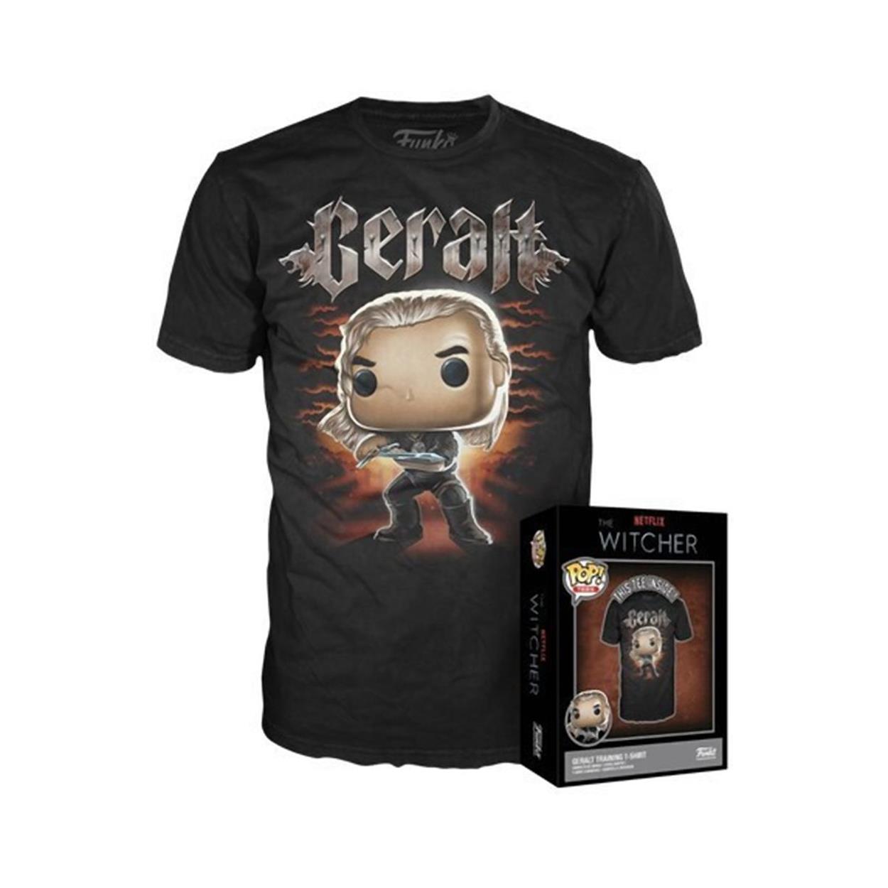 Funko Boxed Tee: The Witcher - Geralt Träning (L)