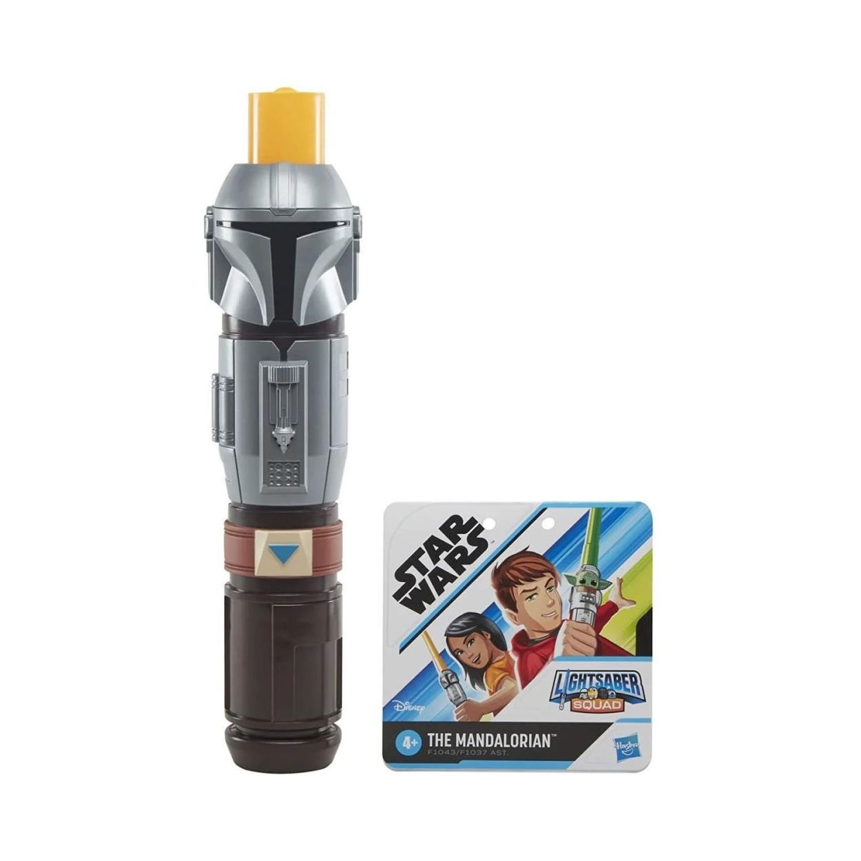 Hasbro Disney Star Wars: Lightsaber Squad - The Mandalorian Utdragbar Orange Lightsaber