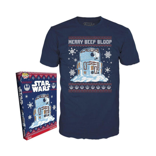 Funko Boxed T-shirt: Disney Star Wars R2-D2 Snögubbe (S)