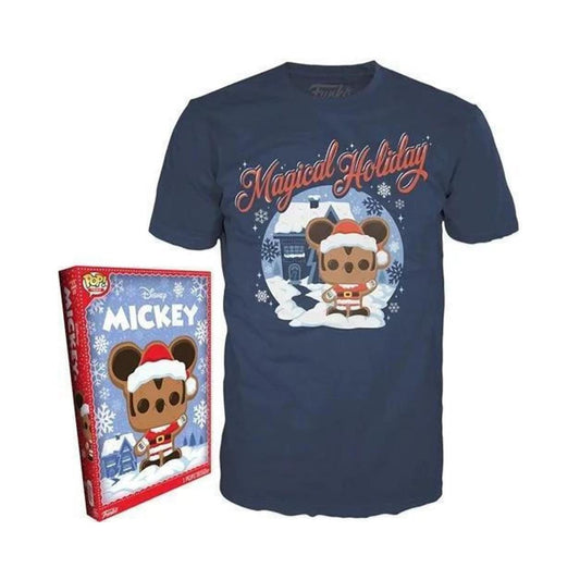 Funko Boxed Tee: Disney Holiday - Santa Mickey (L)