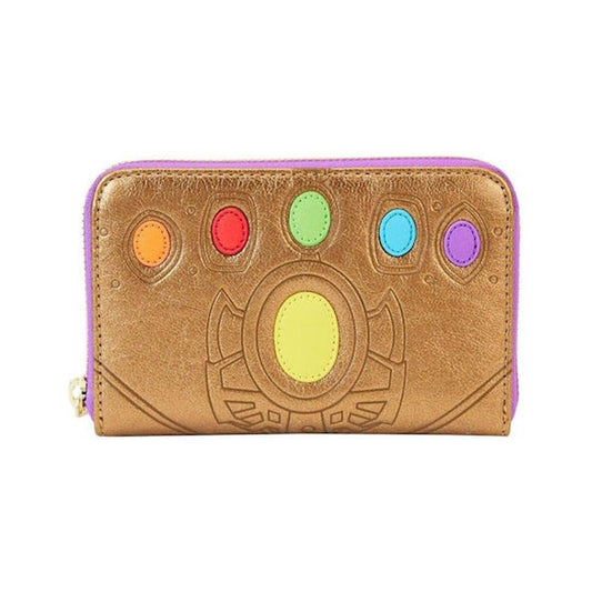 Loungefly Marvel Thanos - Shine Gauntlet Zip Around Wallet