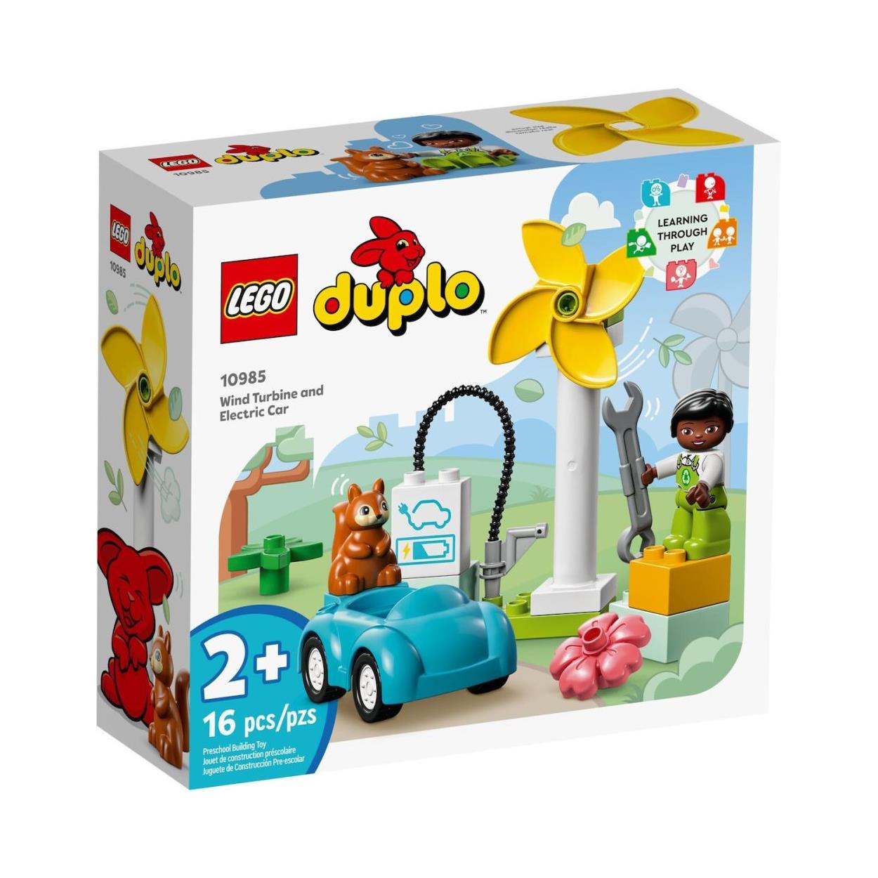 LEGO® DUPLO® Town: Vindkraftverk och Elbil (10985)