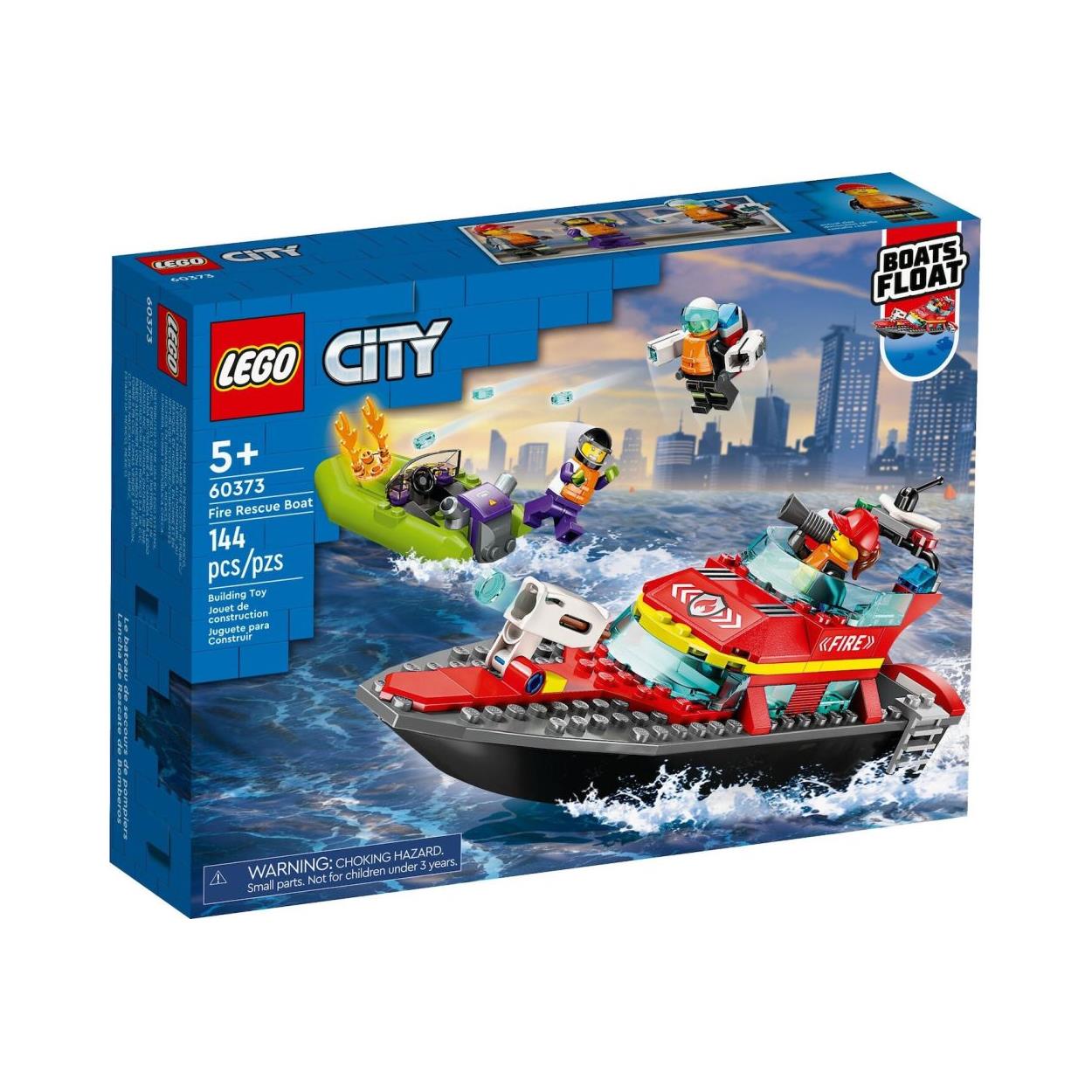 LEGO® City: Brandbil Båt (60373)