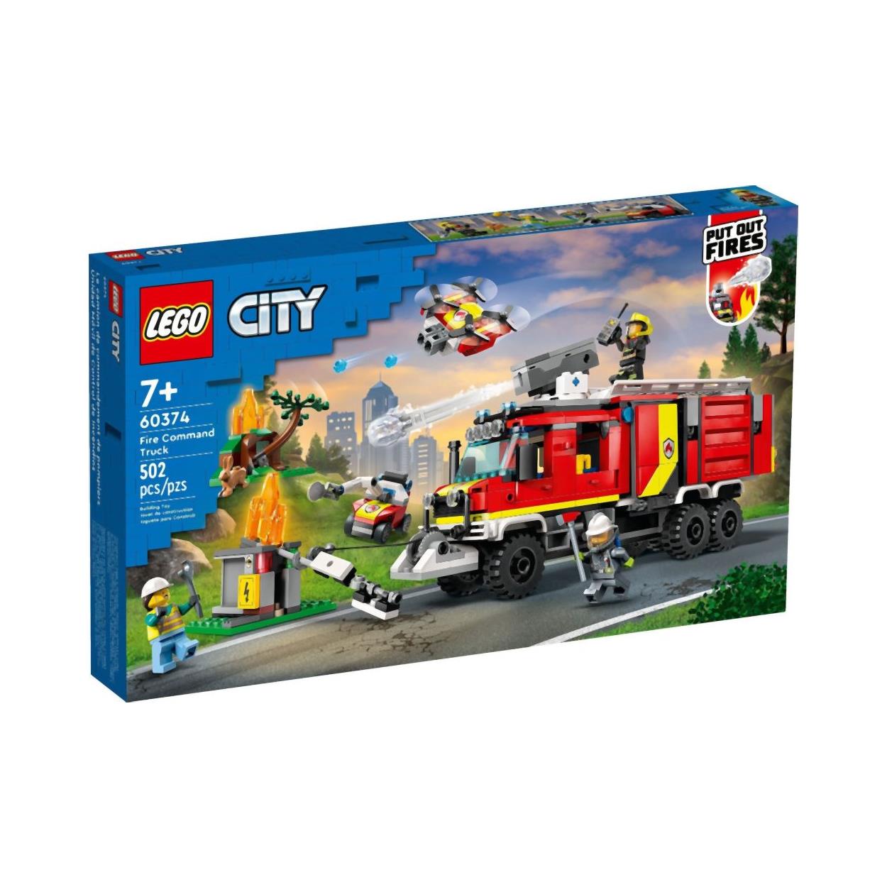 LEGO® City: Brandbil Kommandobuss (60374)