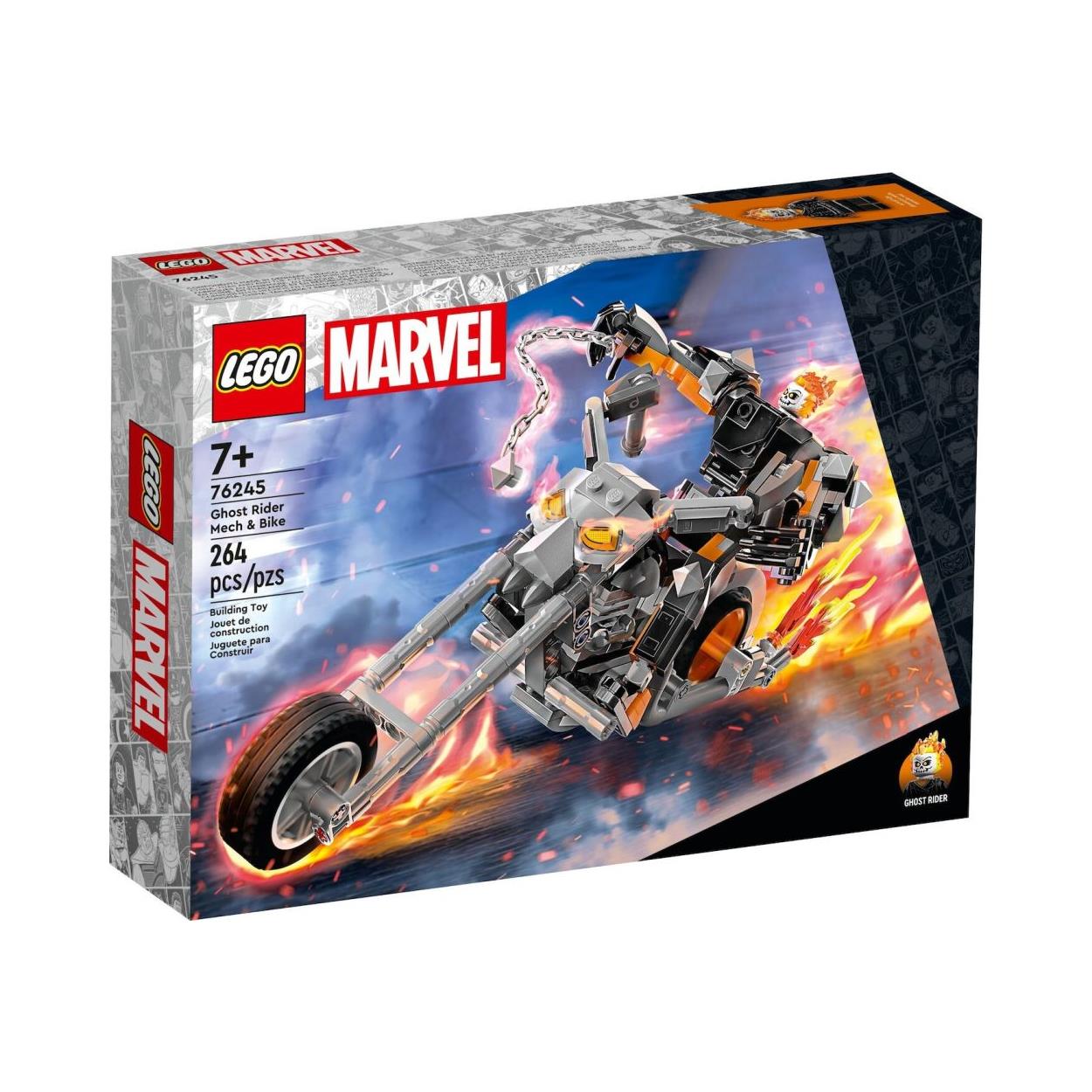 LEGO® Marvel: Ghost Rider Mech och Motorcykel (76245)