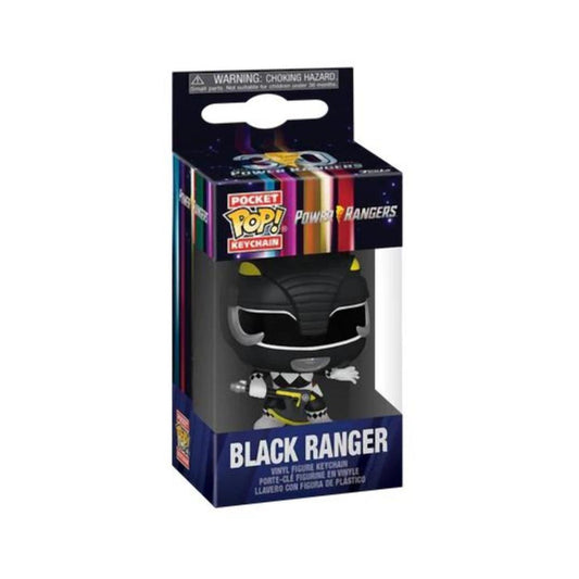 Funko Pocket Pop! Power Rangers - Black Ranger Nyckelring