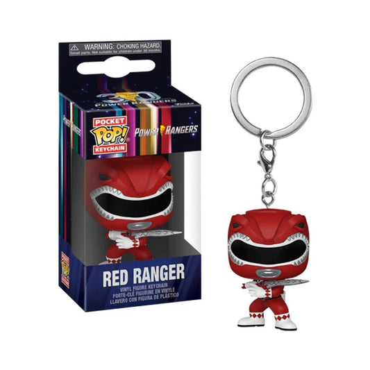 Funko Pocket Pop! Power Rangers - Red Ranger Nyckelring Figur