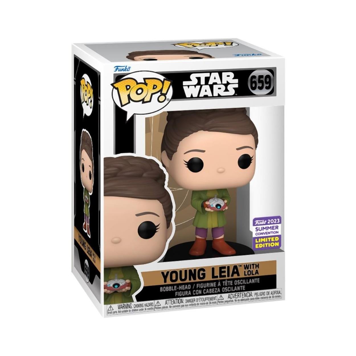 Funko Pop! Disney: Star Wars Obi-Wan Kenobi - Young Leia med Lola (Limited Edition) #659