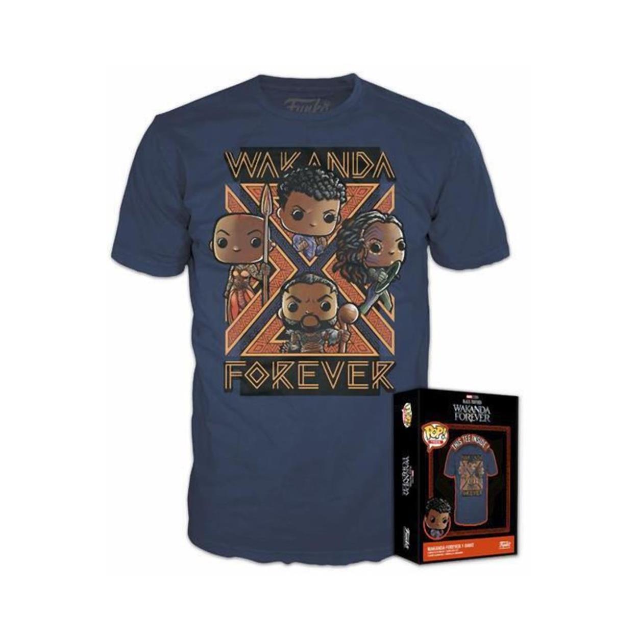 Funko Boxed Tee: Marvel Black Panther Wakanda Forever T-shirt (M)