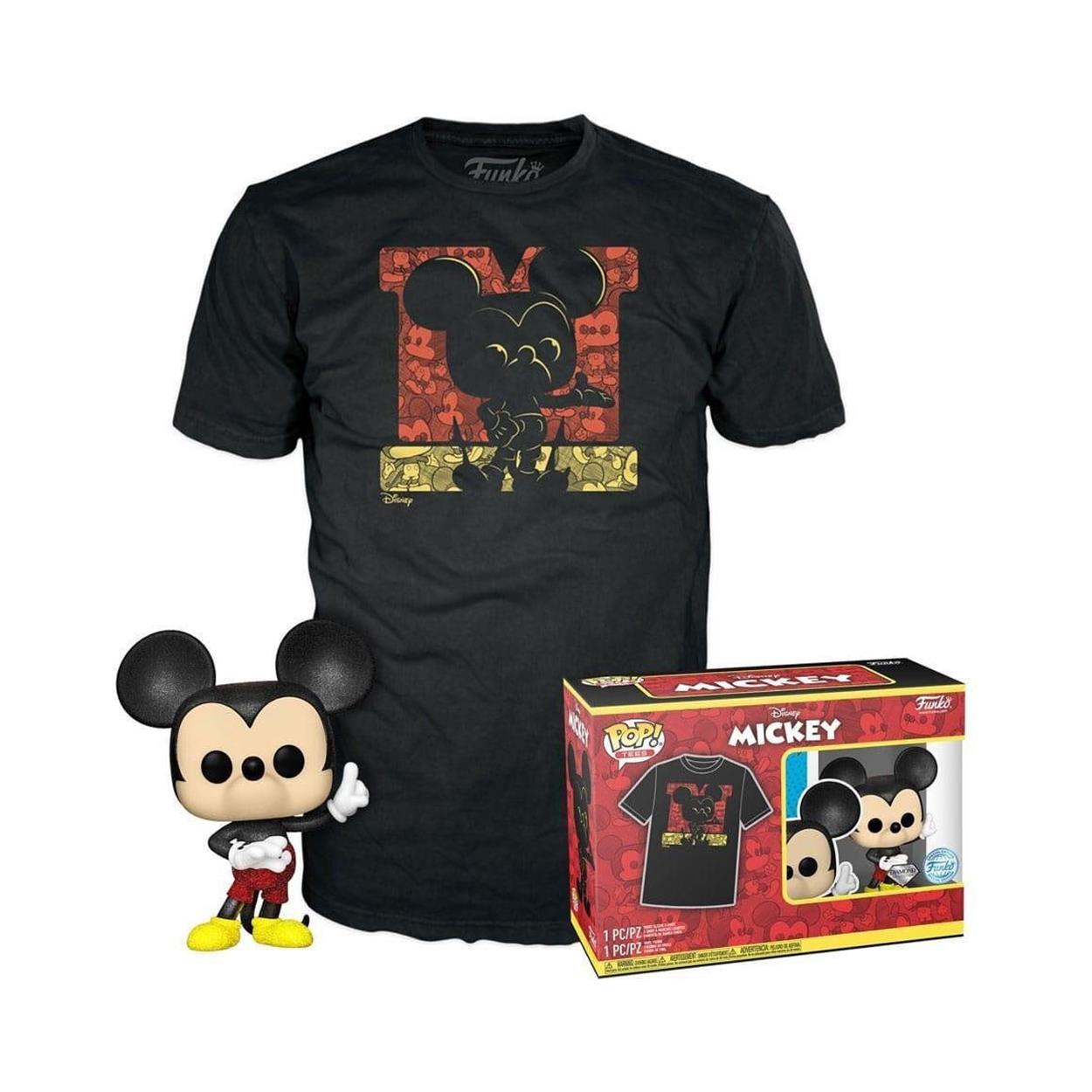 Funko Pop! och T-shirt (L) - Disney Mickey Mouse Diamond Collection