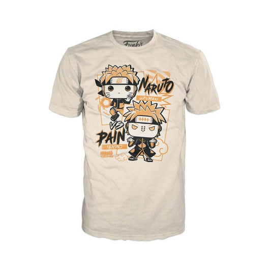 Funko Boxed Pop! Tees: Naruto Shippuden - Naruto vs Pain T-Shirt (S)