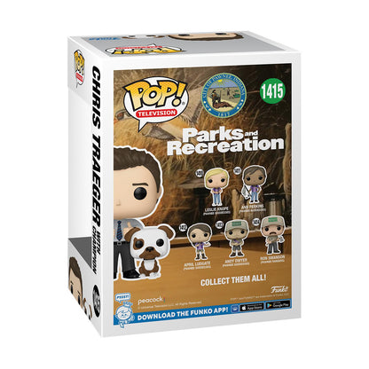 Funko Pop! Parks and Recreation - Chris Traeger med Champion #1415 Vinylfigur