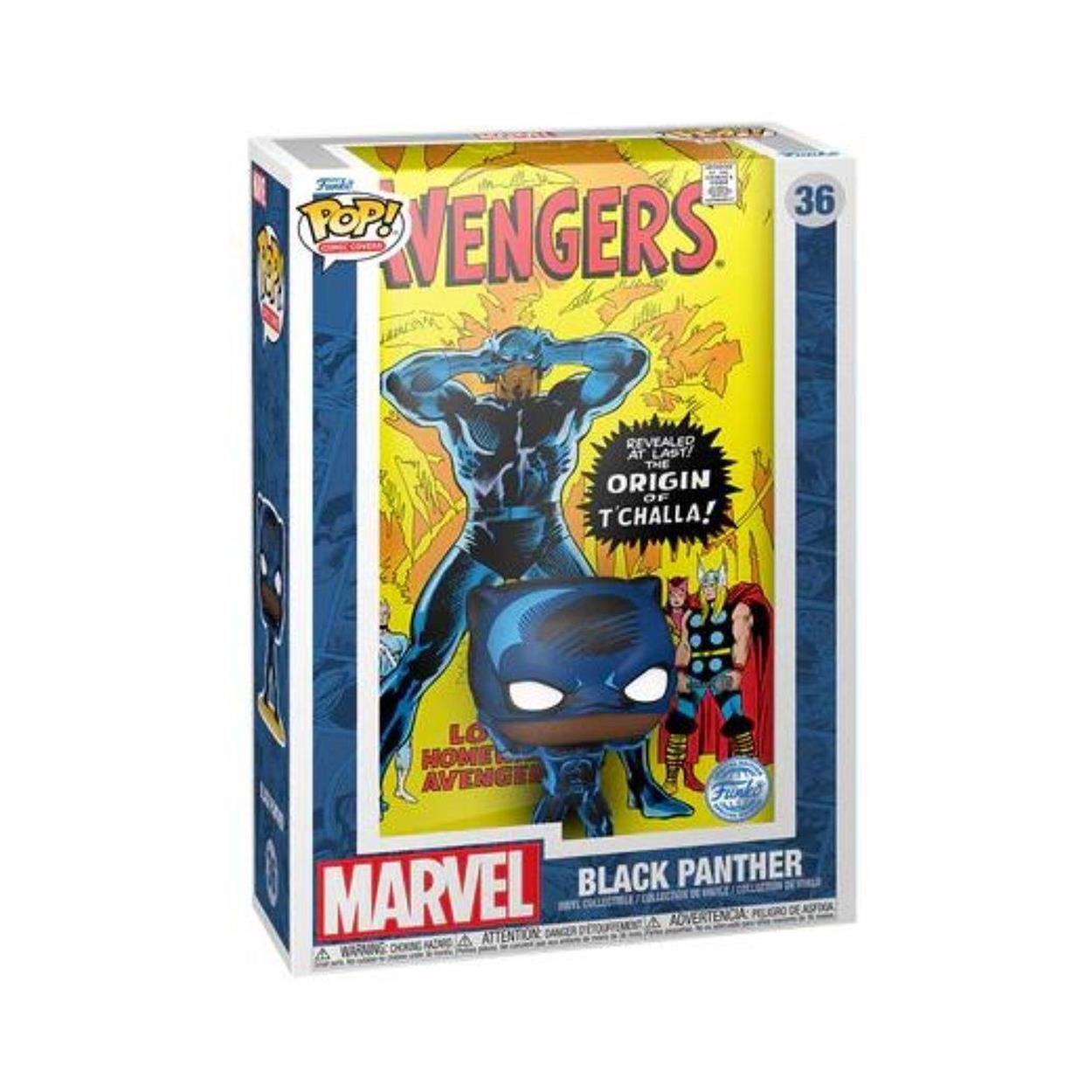 Funko Pop! Comic Covers Marvel: The Avengers - Black Panther (Special Edition) #36