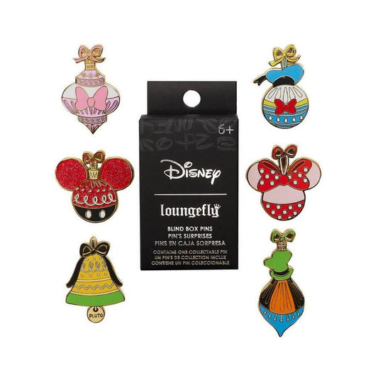 Loungefly Disney: Mickey och Vänner Juldekorationer Mystery Box Pins