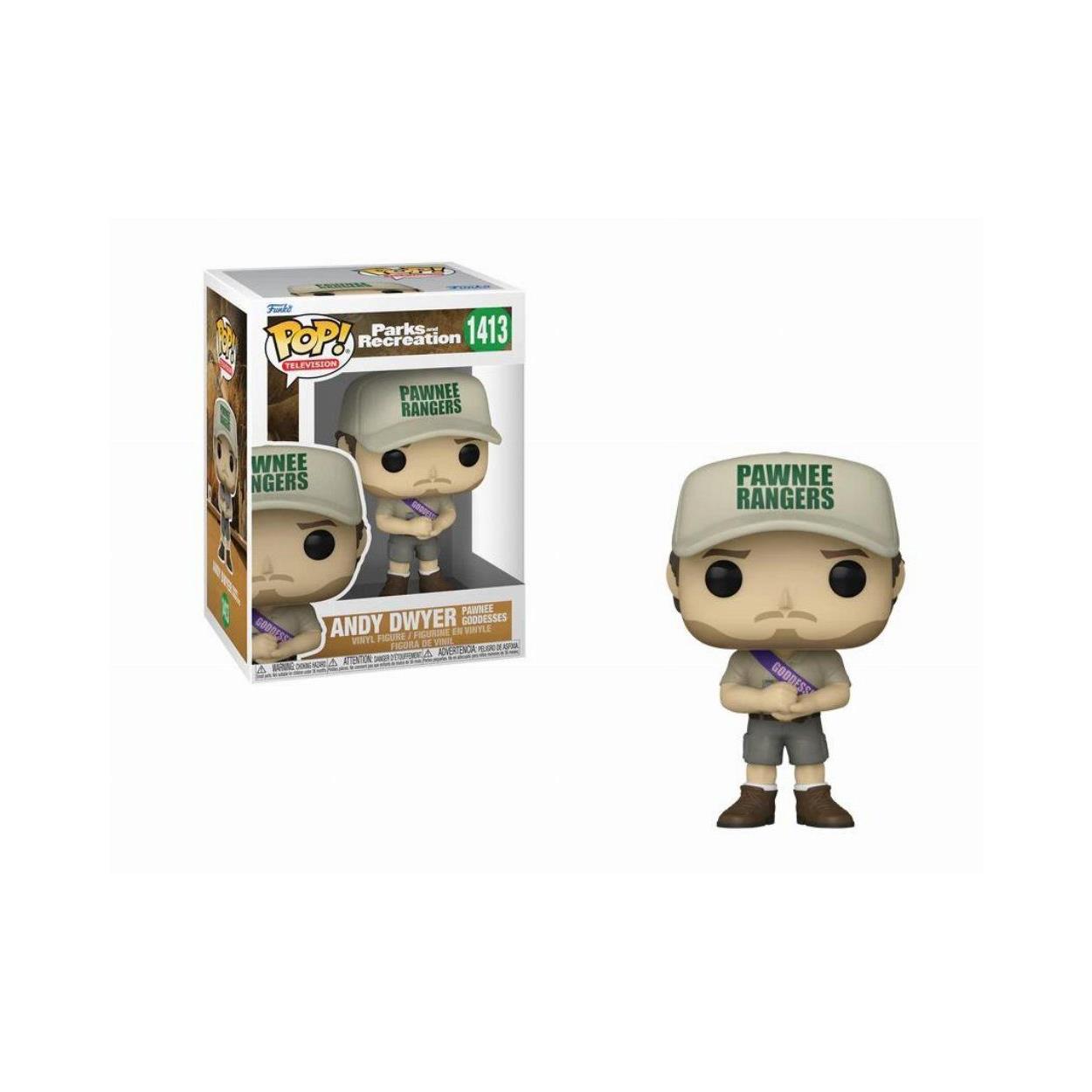 Funko Pop! Parks and Recreation - Andy Dwyer Pawnee Goddesses #1413 Vinylfigur