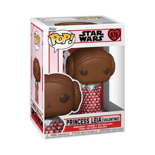 Funko Pop! Disney: Star Wars Valentine's Day 2024 - Princess Leia (Valentine Chocolate) #676