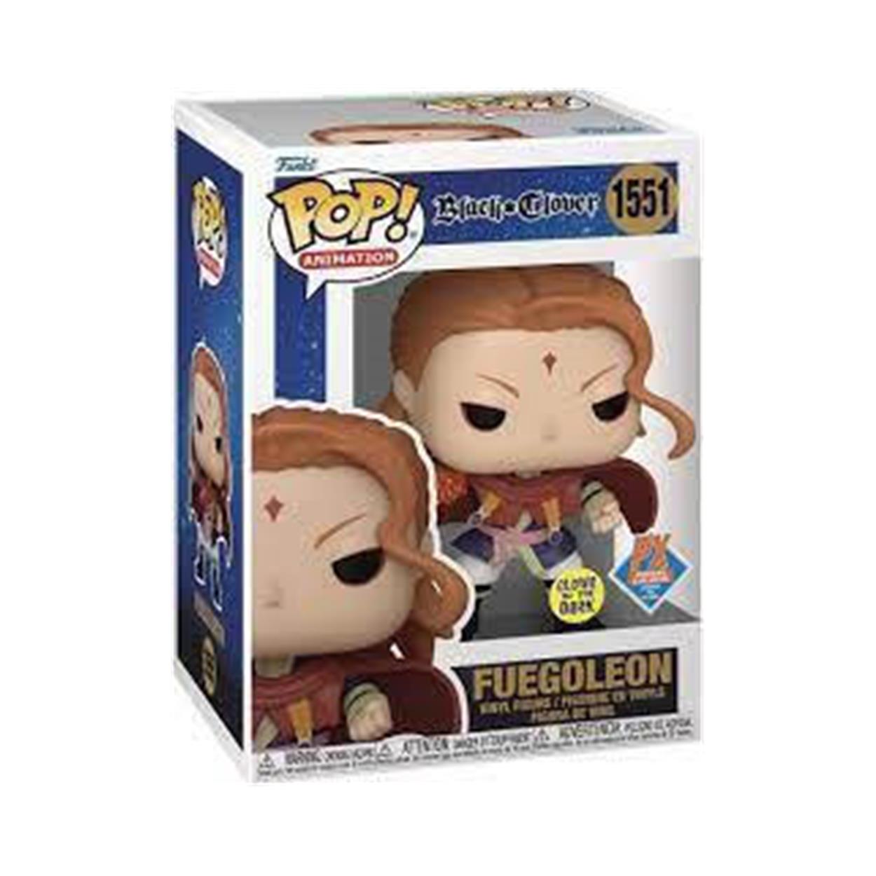 Funko Pop! Animation: Black Clover - Fuegoleon (Glows in the Dark) #1555 Vinylfigur