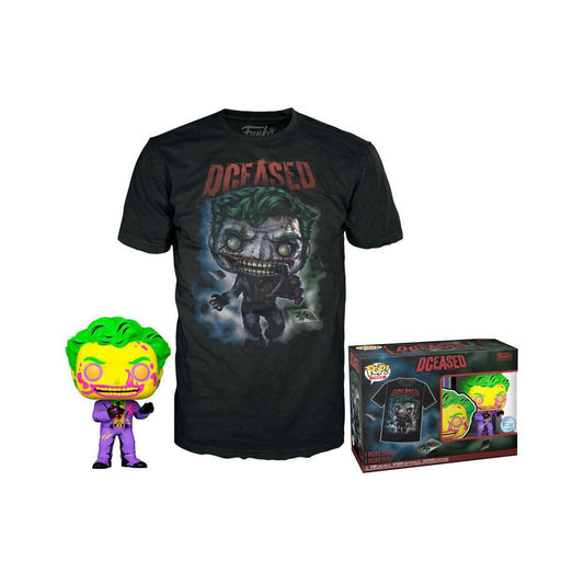 Funko Pop! och T-shirt: Joker Blacklight Special Edition