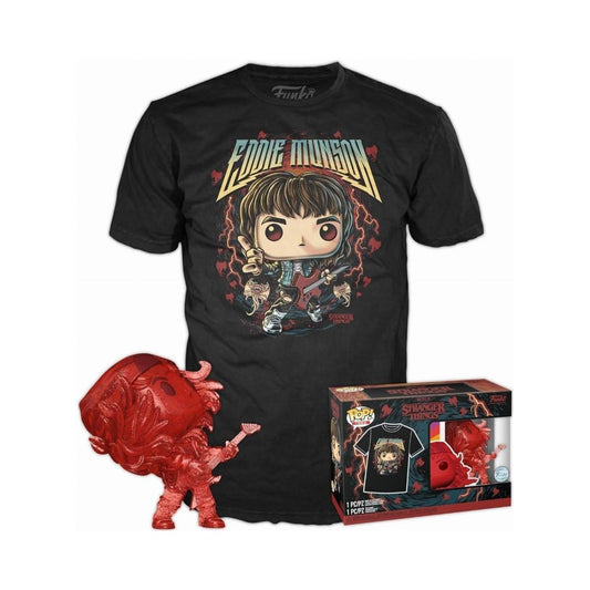 Funko Pop! Stranger Things - Hunter Eddie med Gitarr och T-shirt (S)