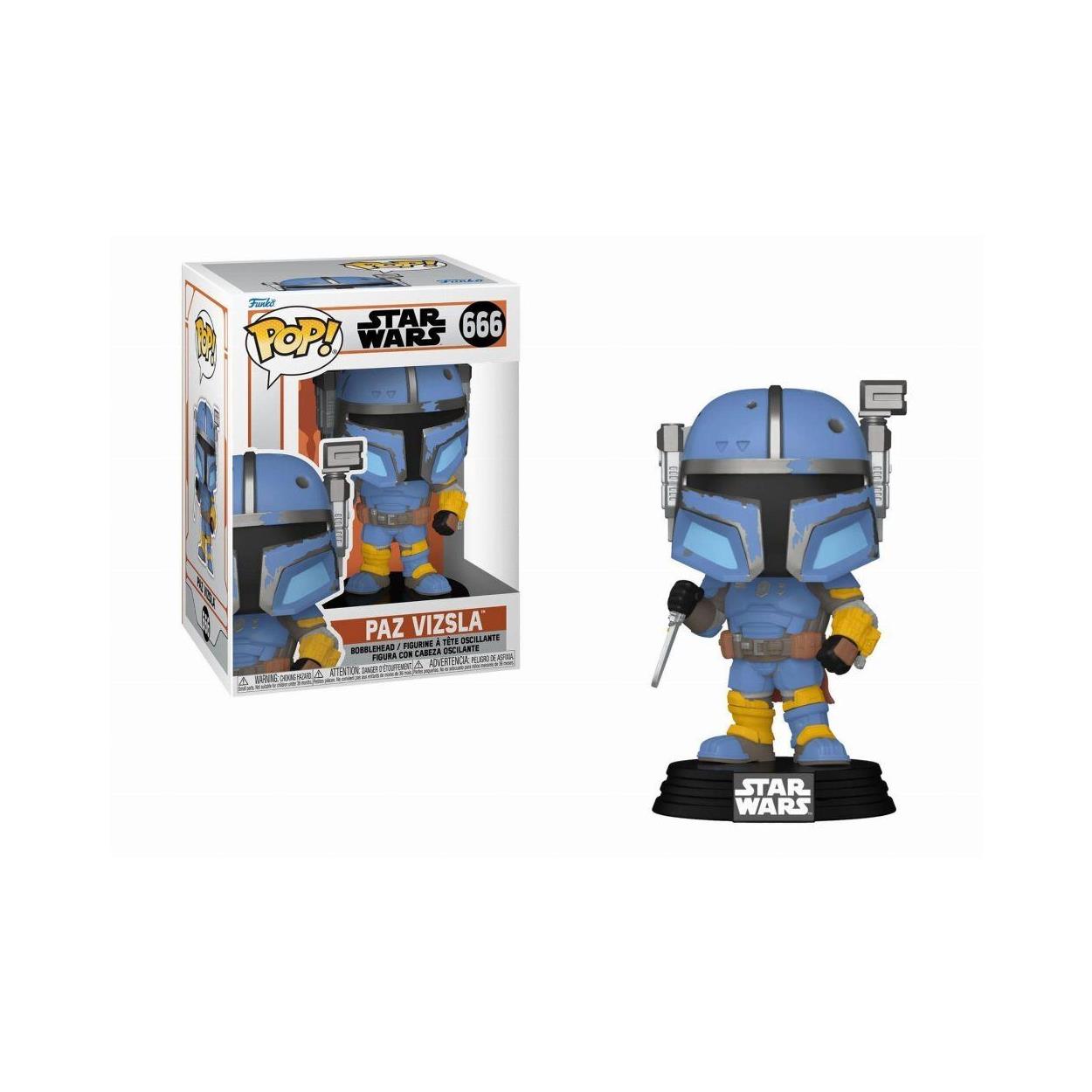 Funko Pop! Disney Star Wars: The Mandalorian - Paz Vizsla #666 Bobble-Head Vinyl Figur