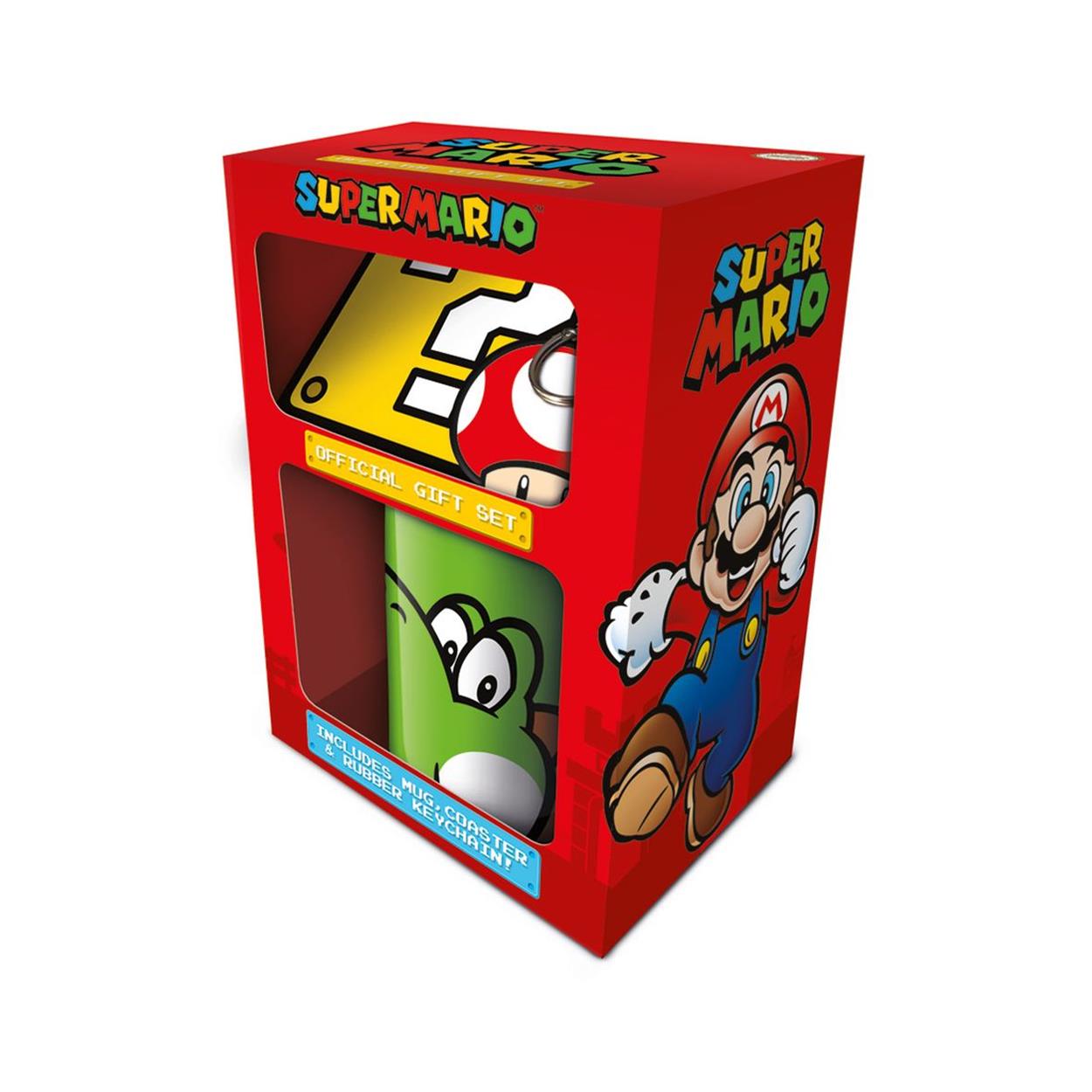 Pyramid Nintendo: Super Mario: Yoshi - Mug, Coaster och Nyckelring