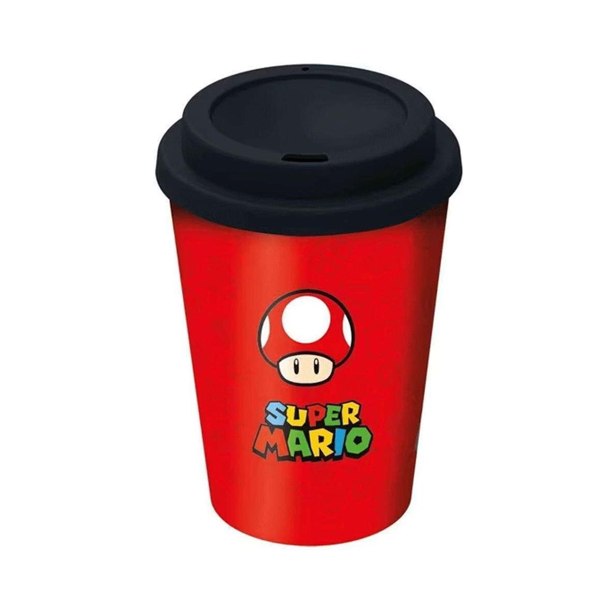 Super Mario Dubbelväggig Kaffe Tumbler (390ml)