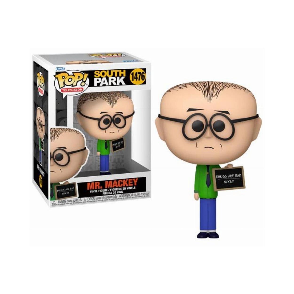 Funko Pop! South Park - Mr. Mackey med Skylt #1476 Vinylfigur