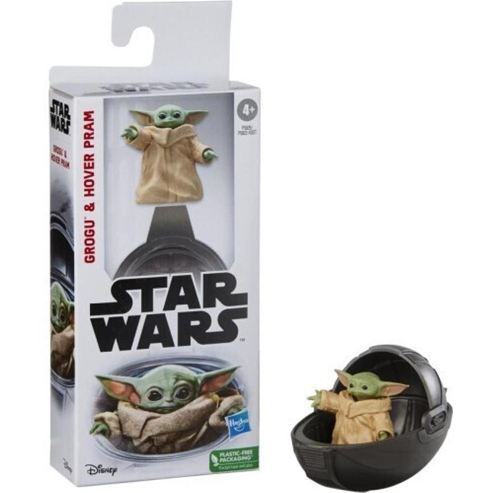 Hasbro Disney Star Wars: Grogu och Hover Pram Actionfigur (6 tum)