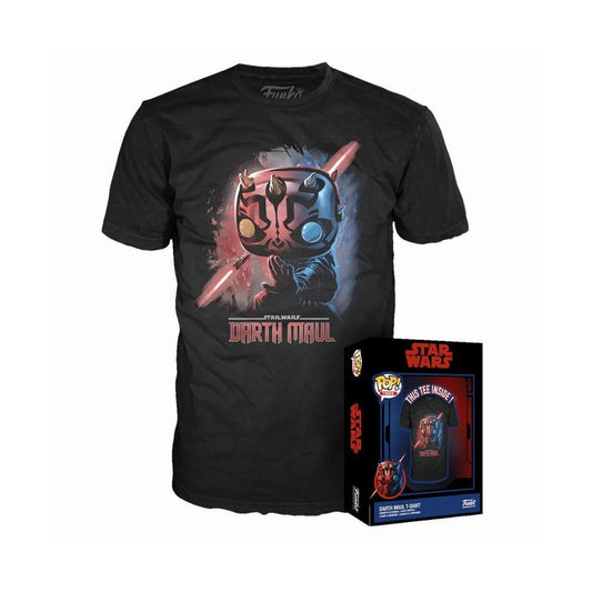 Funko Boxed Tee: Star Wars EP1 - Darth Maul T-Shirt (M)