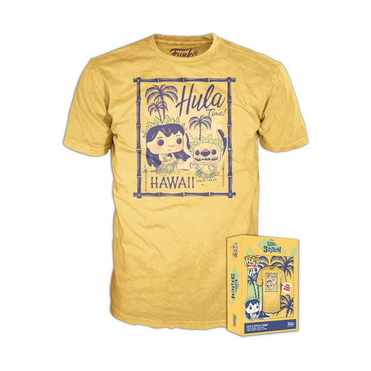 Funko Boxed Pop! Tees Disney: Lilo och Stitch - Hula T-shirt (L)