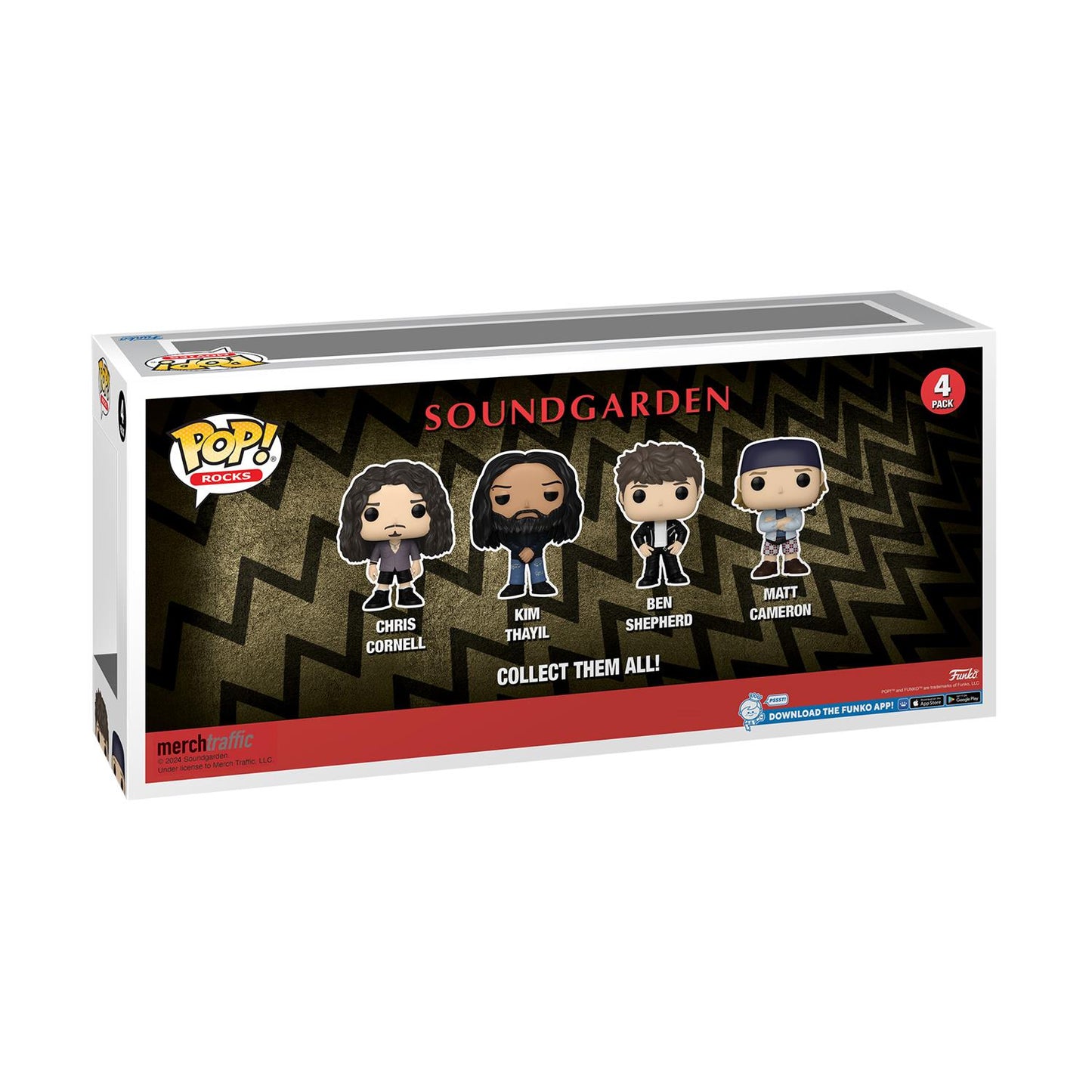 Funko Pop! 4-Pack Rocks: Soundgarden - Chris Cornell, Kim Thayil, Ben Shepherd, Matt Cameron