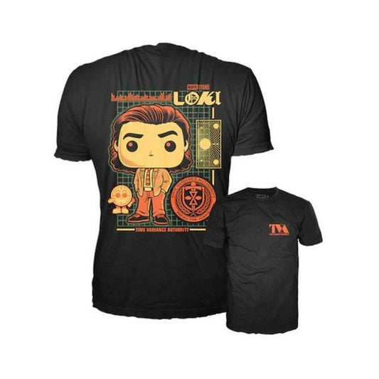 Funko Pop! T-shirt: Marvel - Loki TVA (S)