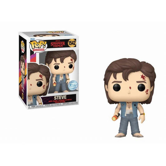 Funko Pop! Stranger Things - Steve (Battledamage) #1542 Vinylfigur