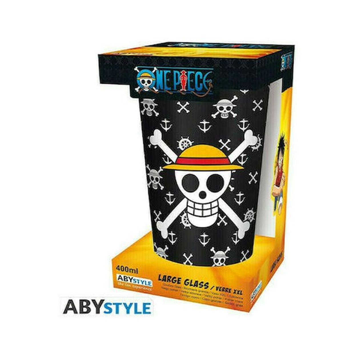 Abysse One Piece - Luffy Stor Glas (400ml)