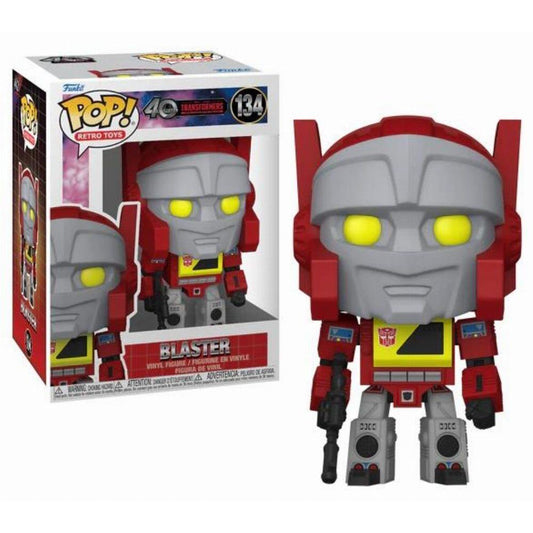 Funko Pop! Transformers Blaster #134 Vinyl Figur - 40 År av Nostalgisk Kvalitet