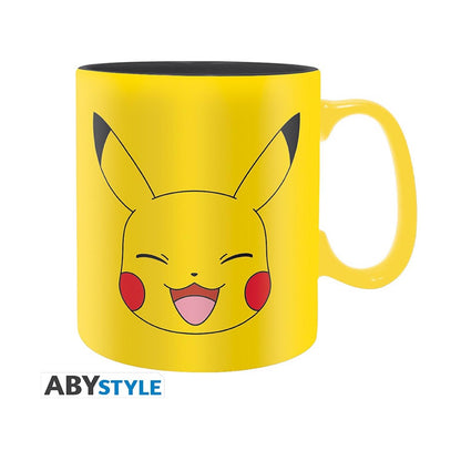 Abysse Nintendo: Pikachu Ansikte Kopp (460ml)